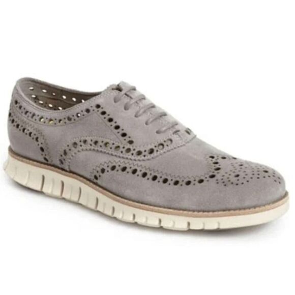 COLE HAAN Zerogrand Wingtip Oxford Size 9M - Picture 1 of 9